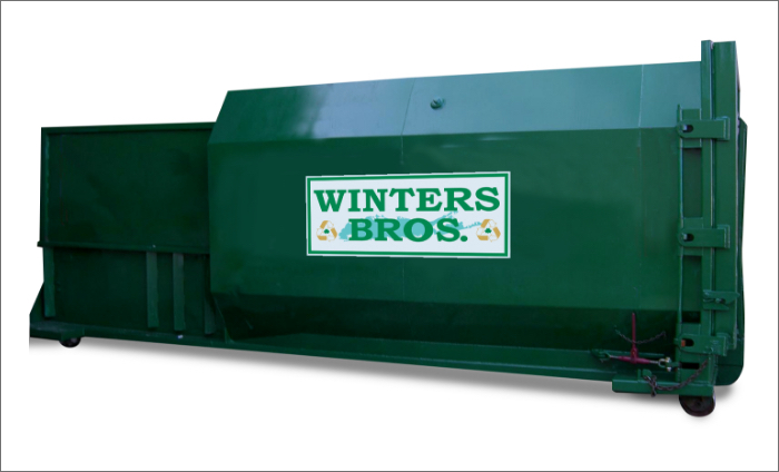 Commercial waste compactor